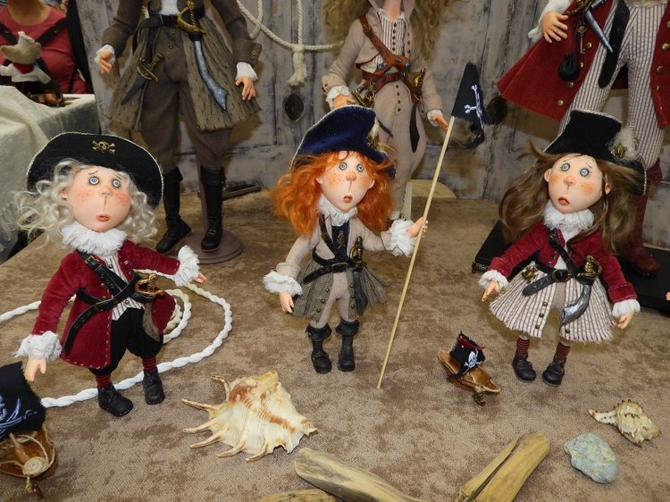 XV Международный осенний салон авторских кукол на Тишинке с 4 по 6 октября 2019 года в Москве - часть 3