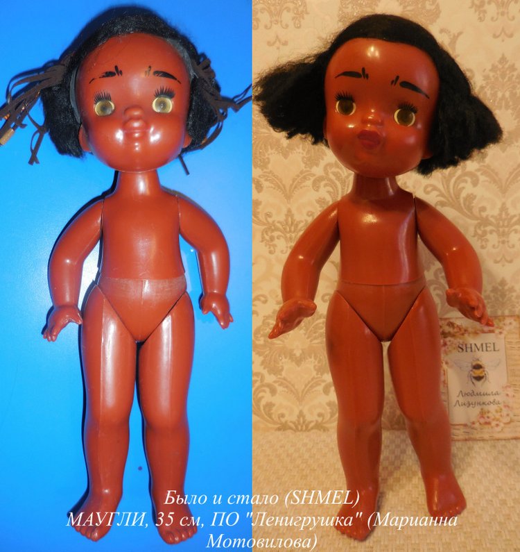 Танцующая кукла. Реставрация и создание авторского образа