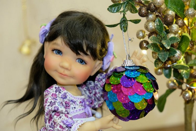 Полинка (Бейли от Meadow Dolls) поздравляет с Новым Годом (фото 2)