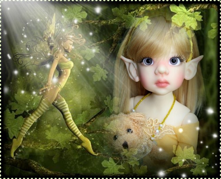 Талисса в Волшебном лесу — Куклы Kaye Wiggs (Кайе Виггс): авторские BJD (БЖД)