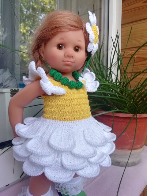 Раз ромашка, два ромашка — Одежда и обувь для кукол своими руками: фото