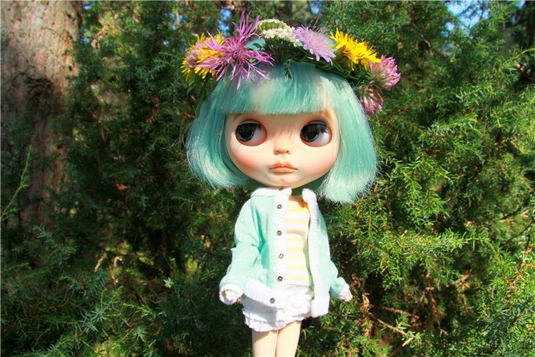 Инопланетянка Нийя. Custom Blythe Doll UFO Go Go Takara