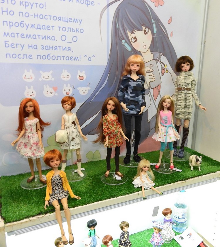 XV Международный осенний салон авторских кукол на Тишинке с 4 по 6 октября 2019 года в Москве - часть 1