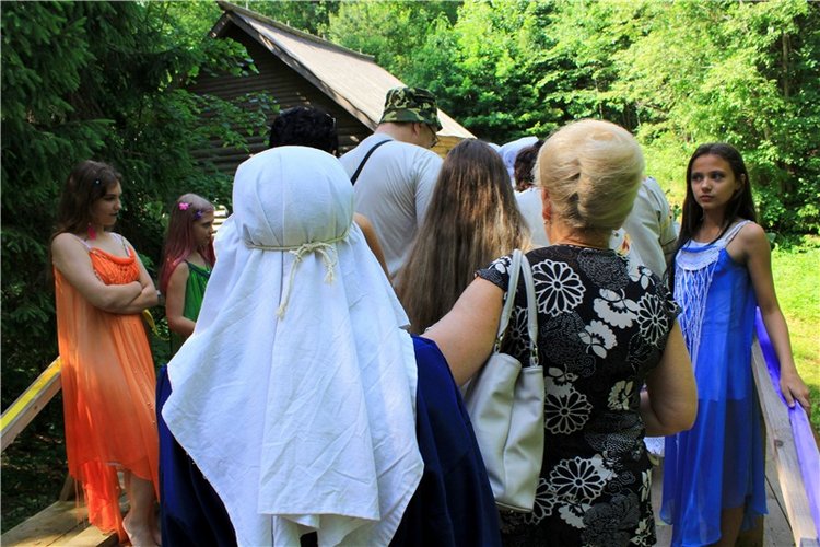 "Троицкие гуляния" в Василёво, 2019 год, заключительная часть. Архитектурно-этнографический музей под открытым небом Василёво