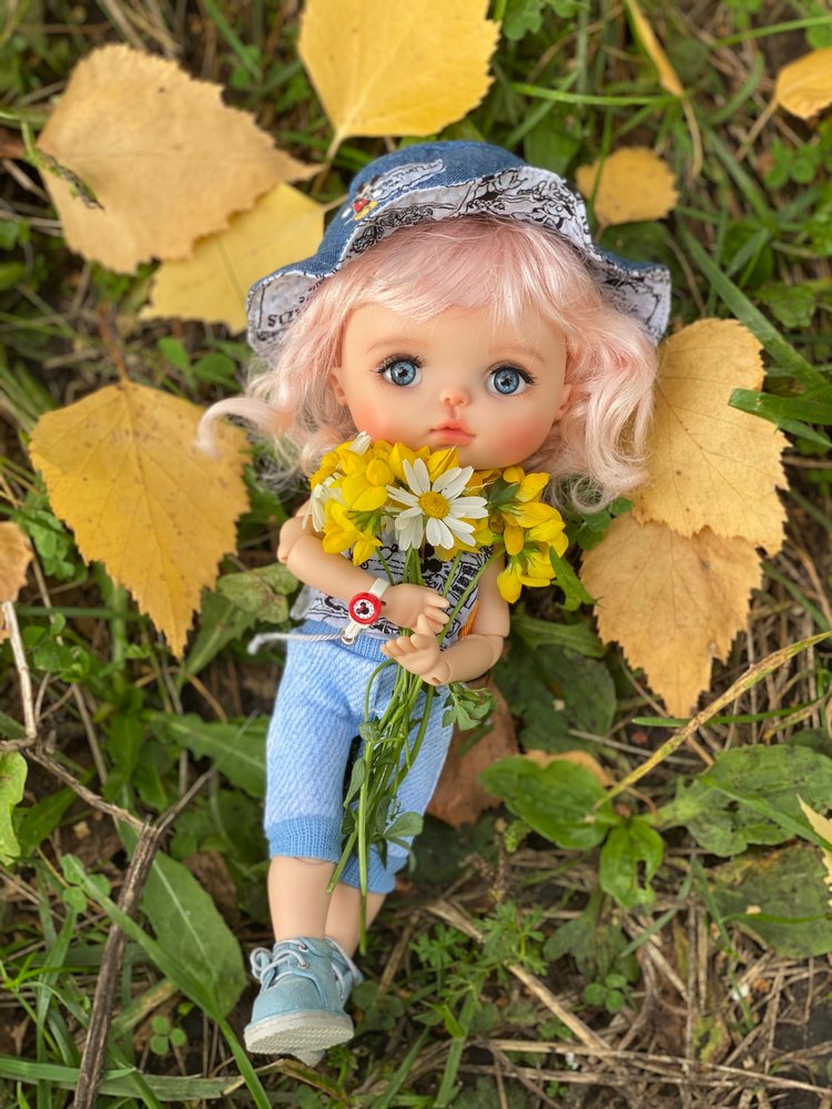 Варя в Березовой роще. Fabbi Chibbi Meadow dolls | Бэйбики Варя в Березовой роще. Fabbi Chibbi Meadow dolls