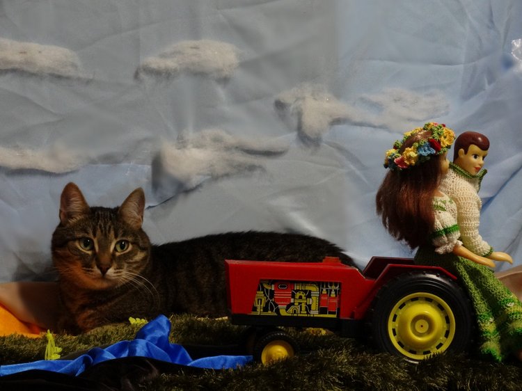 Сельская романтика для стареньких кукол