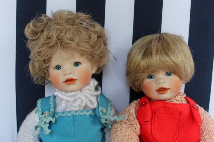 Большая коллекция Винтажных реплик с антикварных кукол - Часть 2 (фото 4)