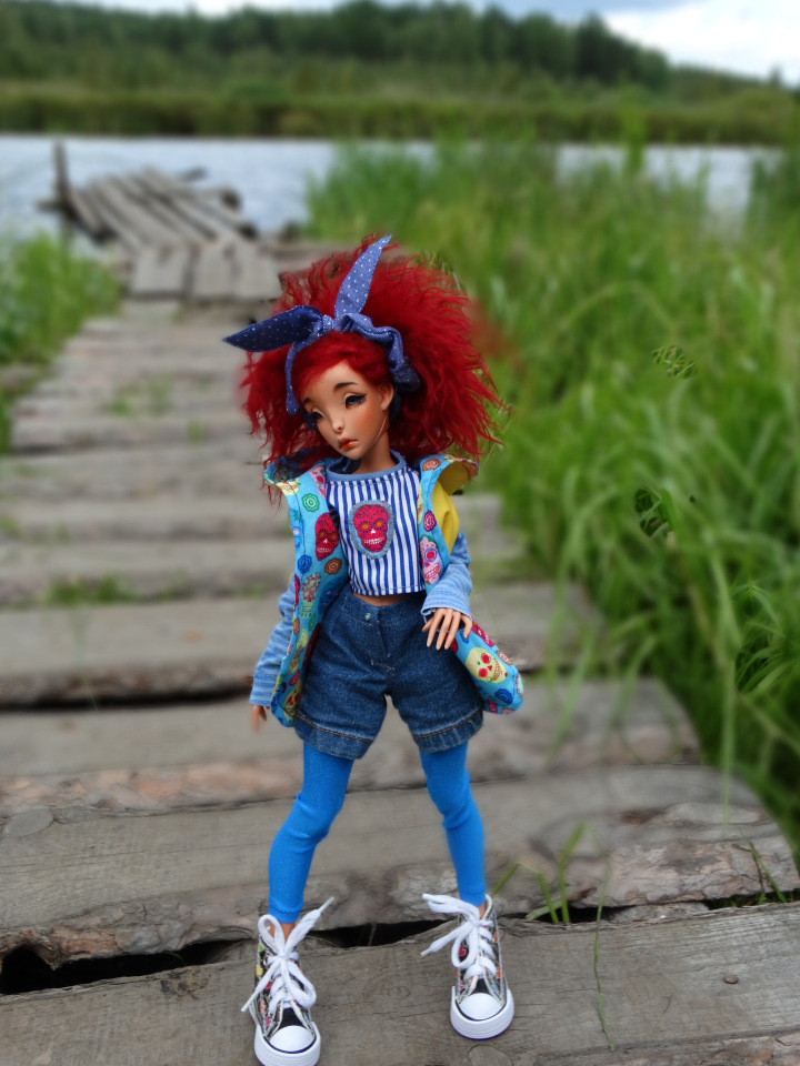 Каменный остров. Поездка с БЖД куколкой от Лиликэт