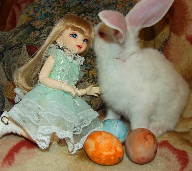 История Алиски 2 - Пасхальная, с белыми кроликами) | Бэйбики История Алиски 2 - Пасхальная, с белыми кроликами)