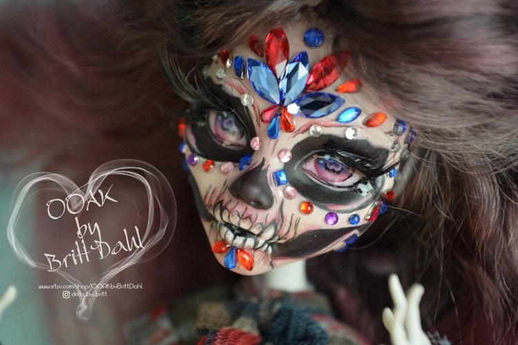 ООАК Кристальные Скелеты. Клео и Гулия Monster High (фото 6)