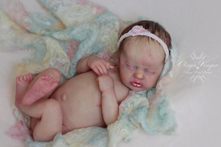 Моя крохотуля Инди. Кукла реборн Олеси Венгер