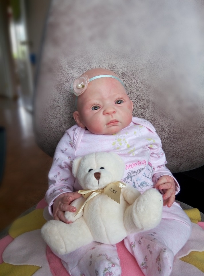 Малышка реборн Kandy скульптор Sebilla Bos (фото 7)