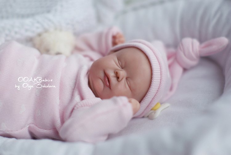 Авторский младенец Шарлотта. ООАК Ольги Соколовой (фото 9)