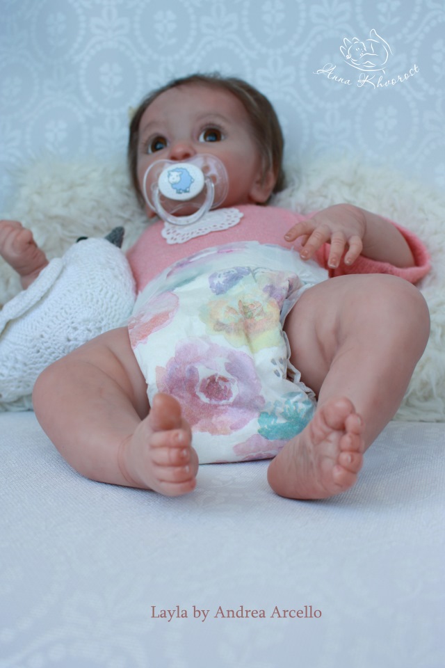 Кукла реборн из молда Layla (Лэйла) (фото 5)