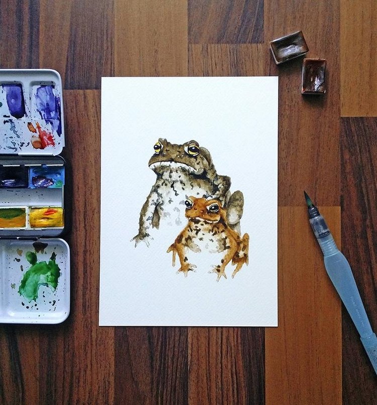 SnailMaidenStudio - Акварельные иллюстрации маленьких живых существ