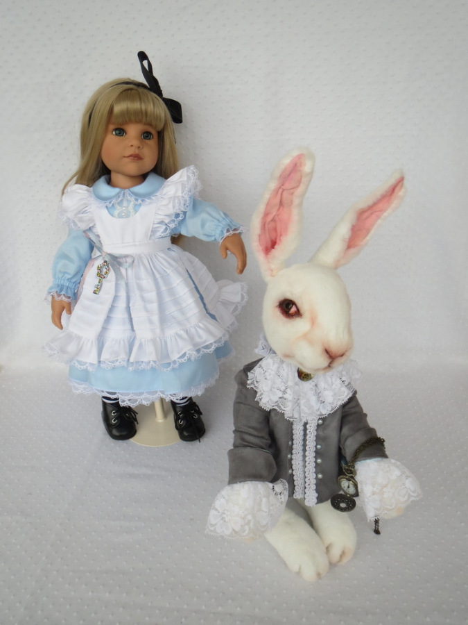 Белый Кролик — Домашние фото авторских игрушек: Тедди (фото 9)