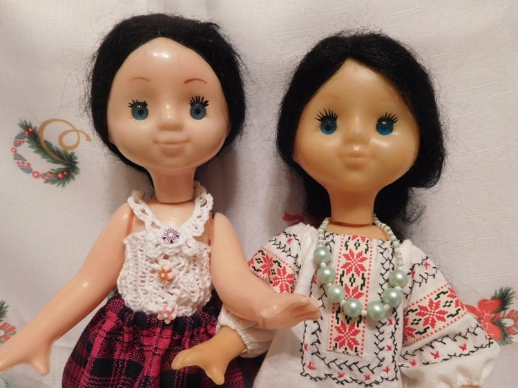 Милочка, Миленка, где твоя сестренка? Куколки Аским разного выпуска, сравнение (фото 9)