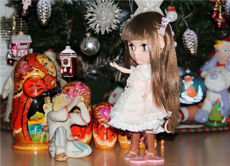 Новогодние встречи — Оригинальные куклы Blythe (Блайз): Takara (фото 5)