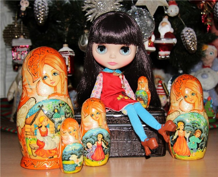 Новогодние встречи — Оригинальные куклы Blythe (Блайз): Takara