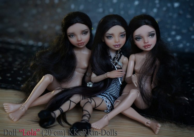 Шарнирная авторская кукла "Лола" (20см), от KKeRRin-Dolls (фото 10)