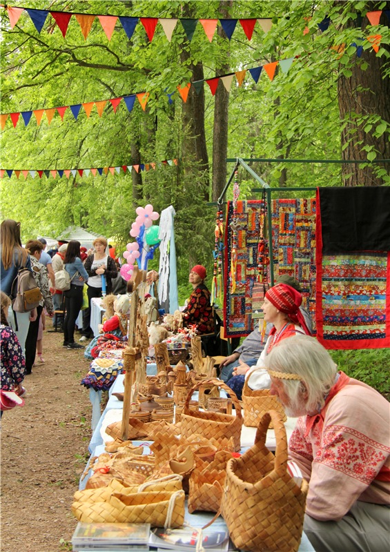 "Троицкие гуляния" в Василёво, 2017 год. Архитектурно-этнографический музей под открытым небом "Василёво"