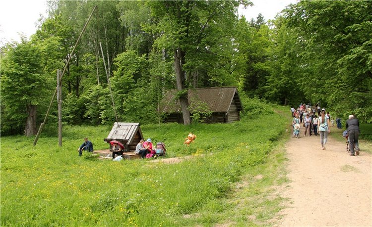 "Троицкие гуляния" в Василёво, 2017 год, продолжение. Архитектурно-этнографический музей под открытым небом "Василёво"