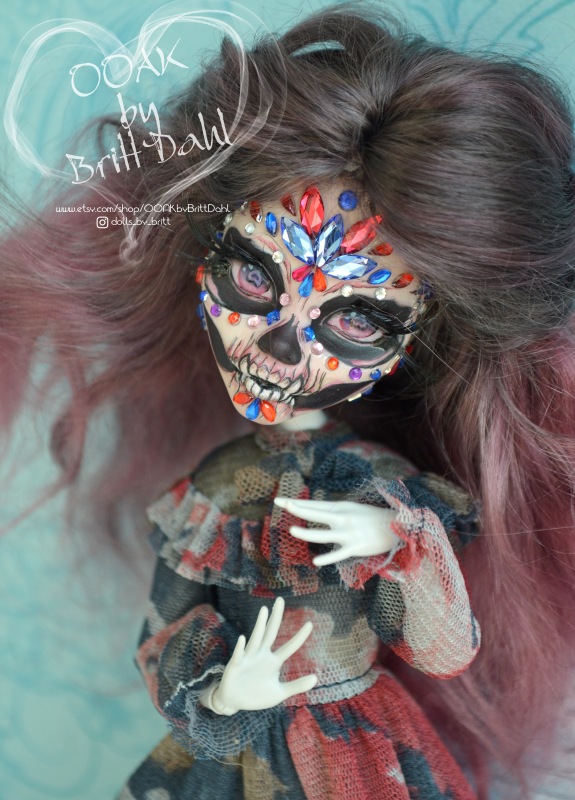 ООАК Кристальные Скелеты. Клео и Гулия Monster High (фото 5)