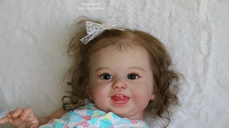 Малышка Хулиганка... куколка реборн Виктории Вишни (фото 7)