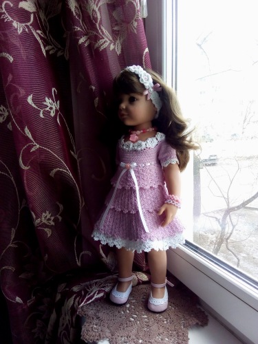 Платьице для Готц — Одежда и обувь для кукол своими руками: фото (фото 9)