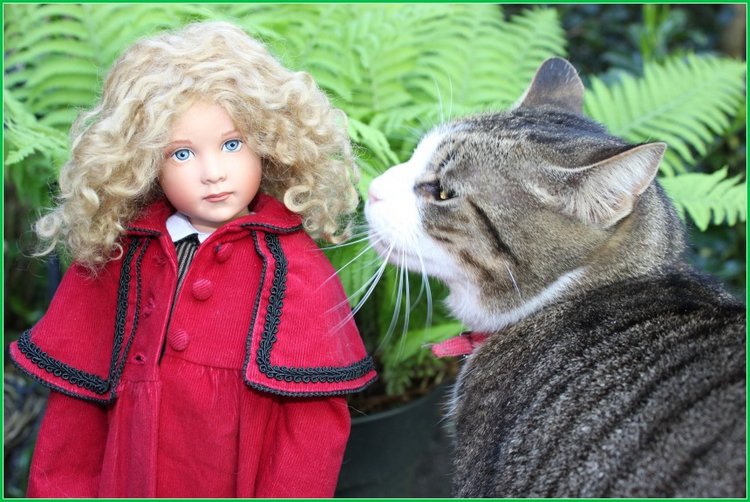 Sonja гуляет в саду. Коллекционная кукла от Helen Kish