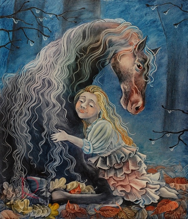 Сказочные полотна в стиле фэнтези Надежды Ильиной