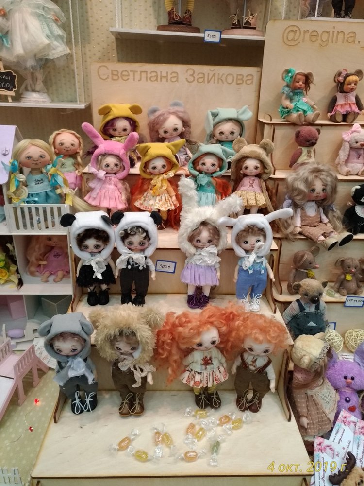 XV Международный Салон Авторских кукол на Тишинке моими глазами. Часть II