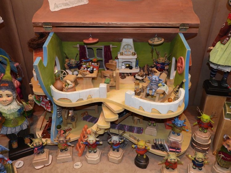 XV Международный осенний салон авторских кукол на Тишинке с 4 по 6 октября 2019 года в Москве - часть 2