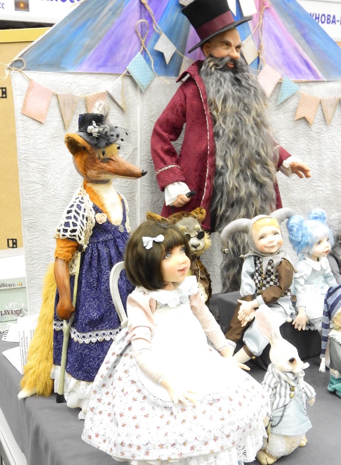 XV Международный осенний салон авторских кукол на Тишинке с 4 по 6 октября 2019 года в Москве - часть 2