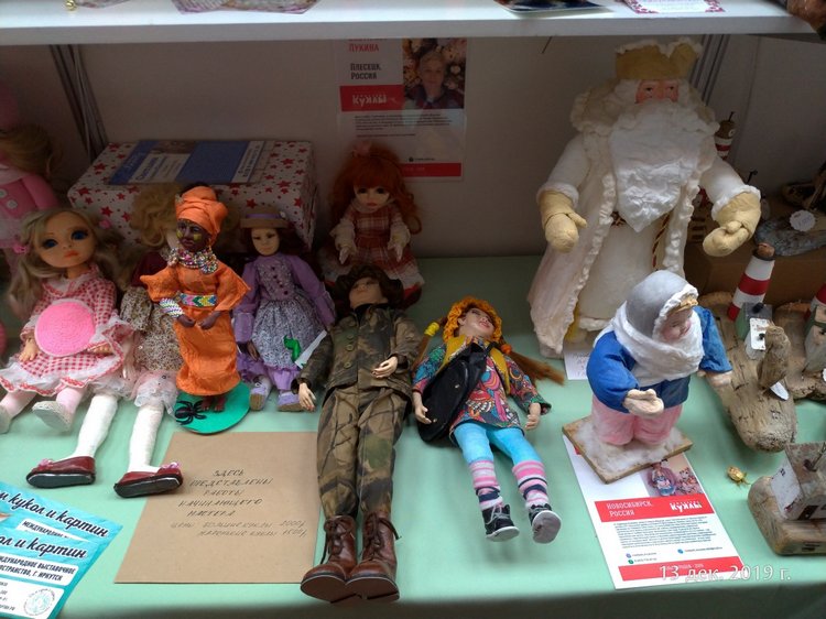 X Международная выставка "Искусство куклы" в Гостином дворе. Часть 1