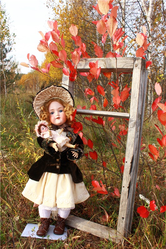 Кейт - Девочка Осень — Антикварные куклы Armand Marseille (AM): молд 390