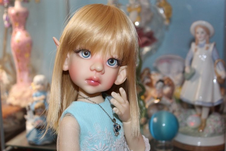 Талисса в весеннем саду — Куклы Kaye Wiggs (Кайе Виггс): авторские BJD (БЖД)