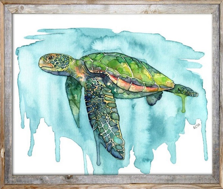 TheColorfulCatStudio - Иллюстрации подводного мира by Rachel Byler