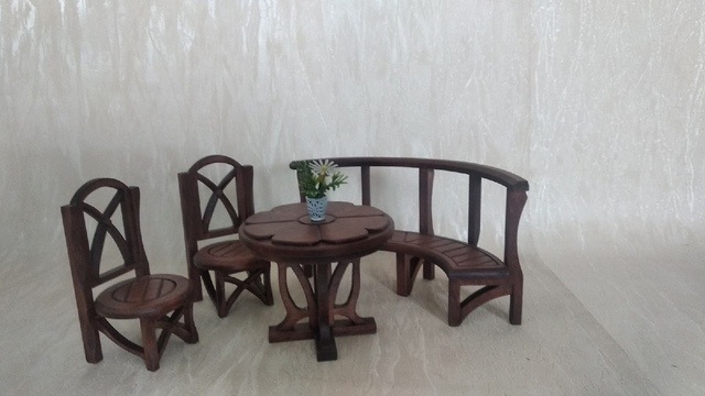 Столовый набор для кукол БЖД и не только ( ростом до 16 см) (фото 2)