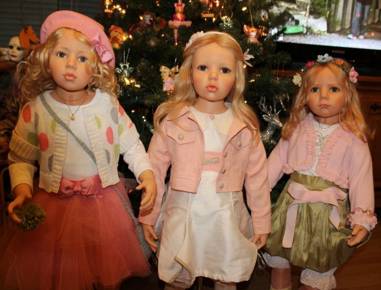 Новогодняя елка с моими куклами от Hildegard Gunzel (фото 9)