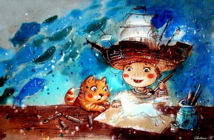 Волшебные иллюстрации — Интересное обо всем: поздравления