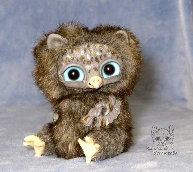 Парочка серых счастливых сов (фото 3)