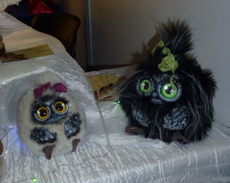 X Юбилейная выставка - Искусство Куклы (Гостиный Двор - 2019) - ЁЖИКИ и СОВУШКИ