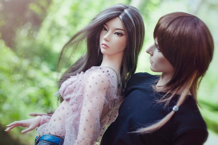 Аюна и Макс на прогулке — Куклы Iplehouse (Иплхаус): BJD (БЖД) (фото 7)