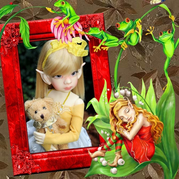 Талисса в Волшебном лесу — Куклы Kaye Wiggs (Кайе Виггс): авторские BJD (БЖД) (фото 4)