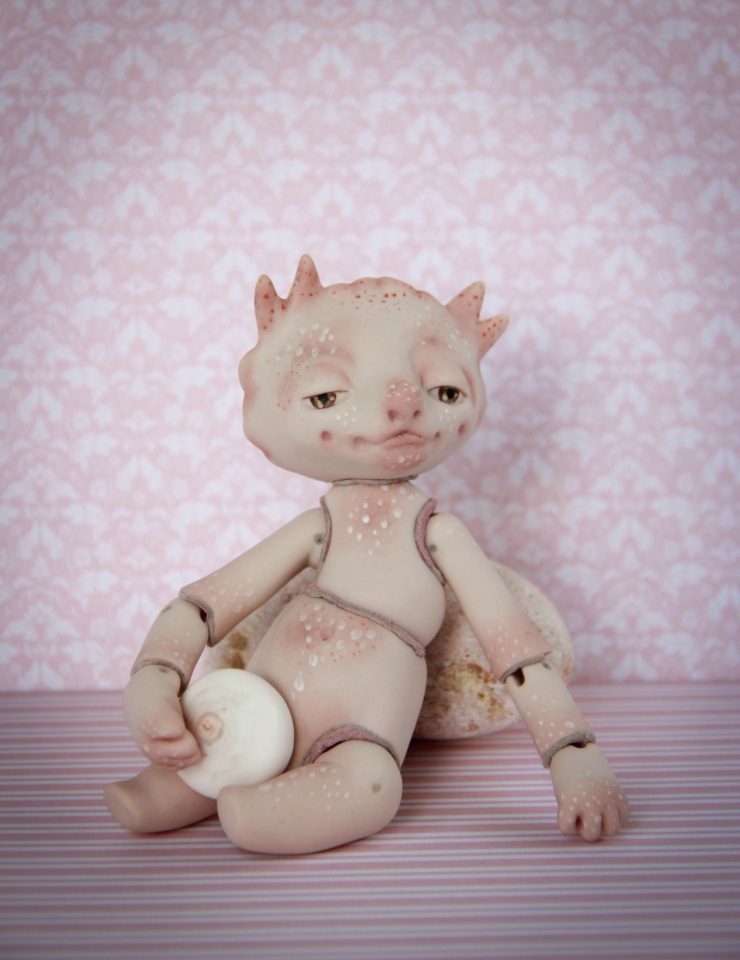 Фарфоровые тролли — Авторские шарнирные куклы своими руками: лепка (фото 6)