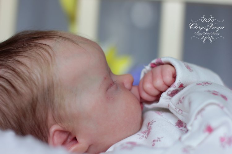 Моя крохотуля Инди. Кукла реборн Олеси Венгер