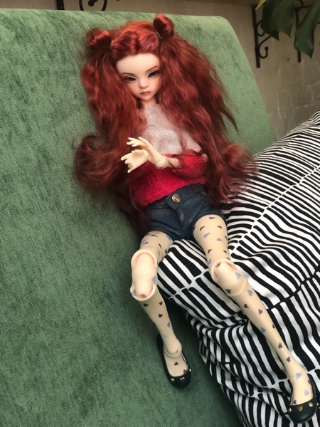 Корнелия с Хомой в кафе — Куклы Doll Chateau (Доллшато): BJD (БЖД)