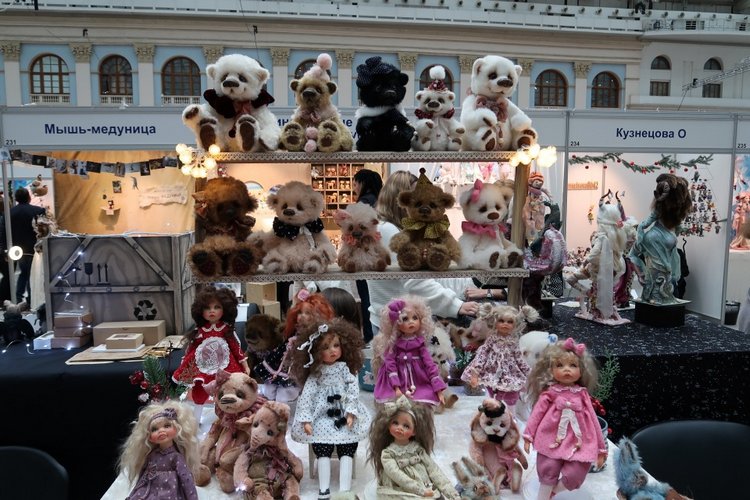 Выставка в Гостином дворе декабрь 2019. Искусство куклы X (фото 9)