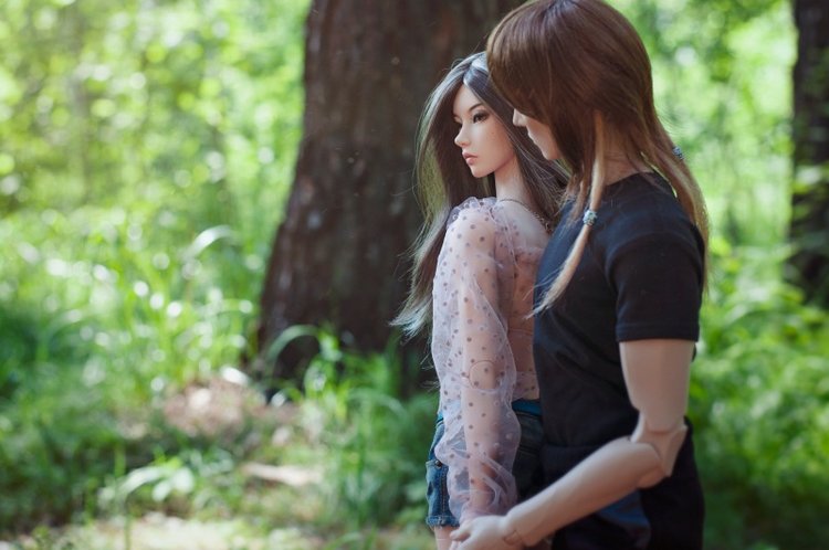 Аюна и Макс на прогулке — Куклы Iplehouse (Иплхаус): BJD (БЖД) (фото 5)